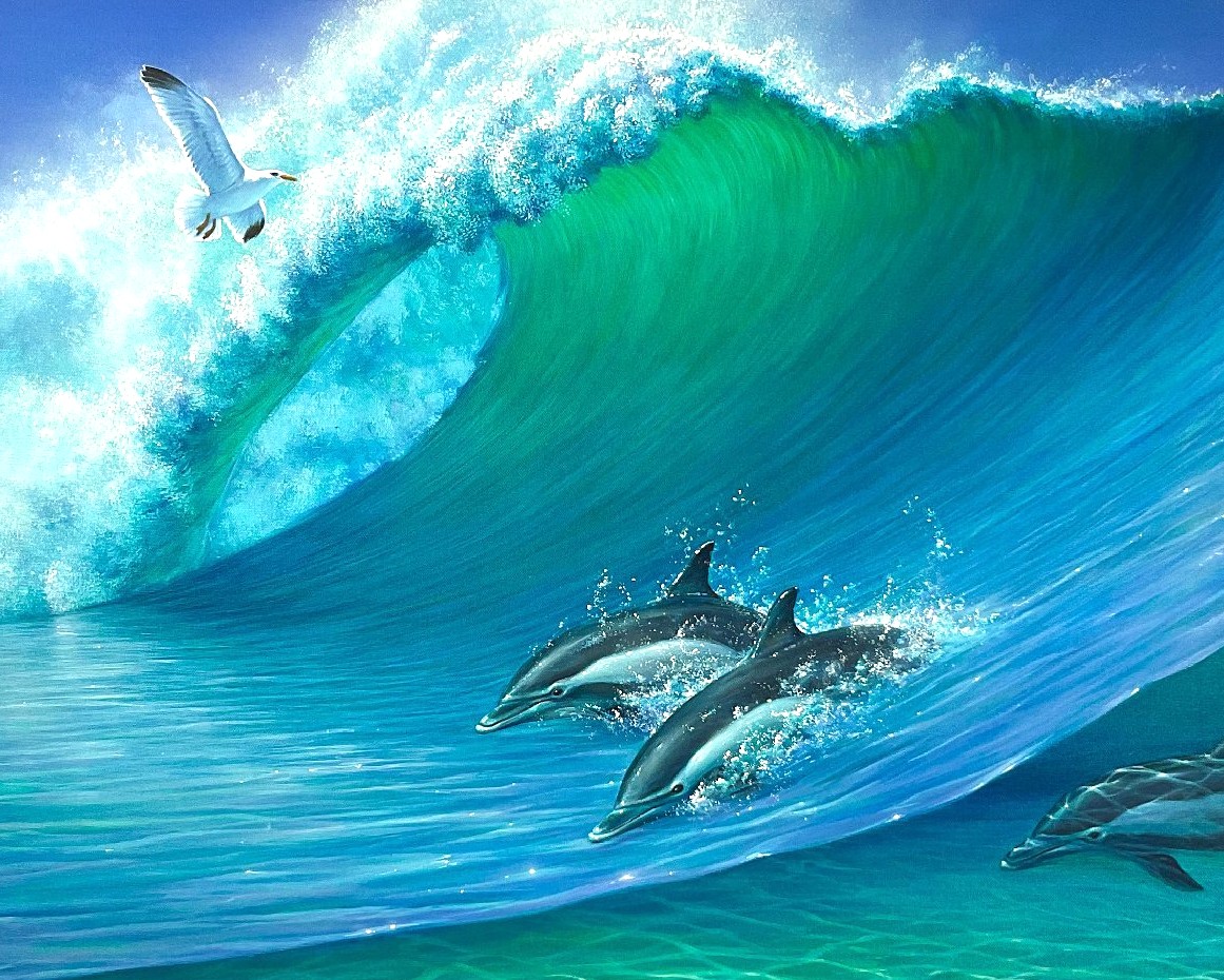 チャールズ・リン・ブラッグの絵画作品　タイトルは、マザーズラブ